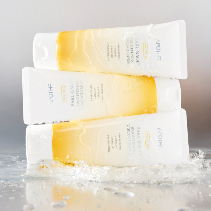 Пенка-скраб очищающая для сияния кожи | Apothe Brightening Scrub Cleanser Baku-Kaol 100ml