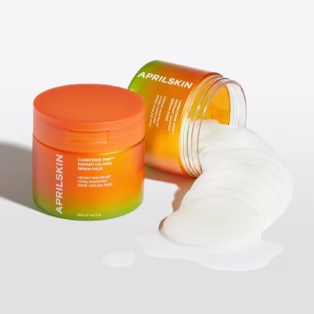 Пэды успокаивающие | APRILSKIN Carrotene Instant Calming Serum Pads 220ml (80ea)