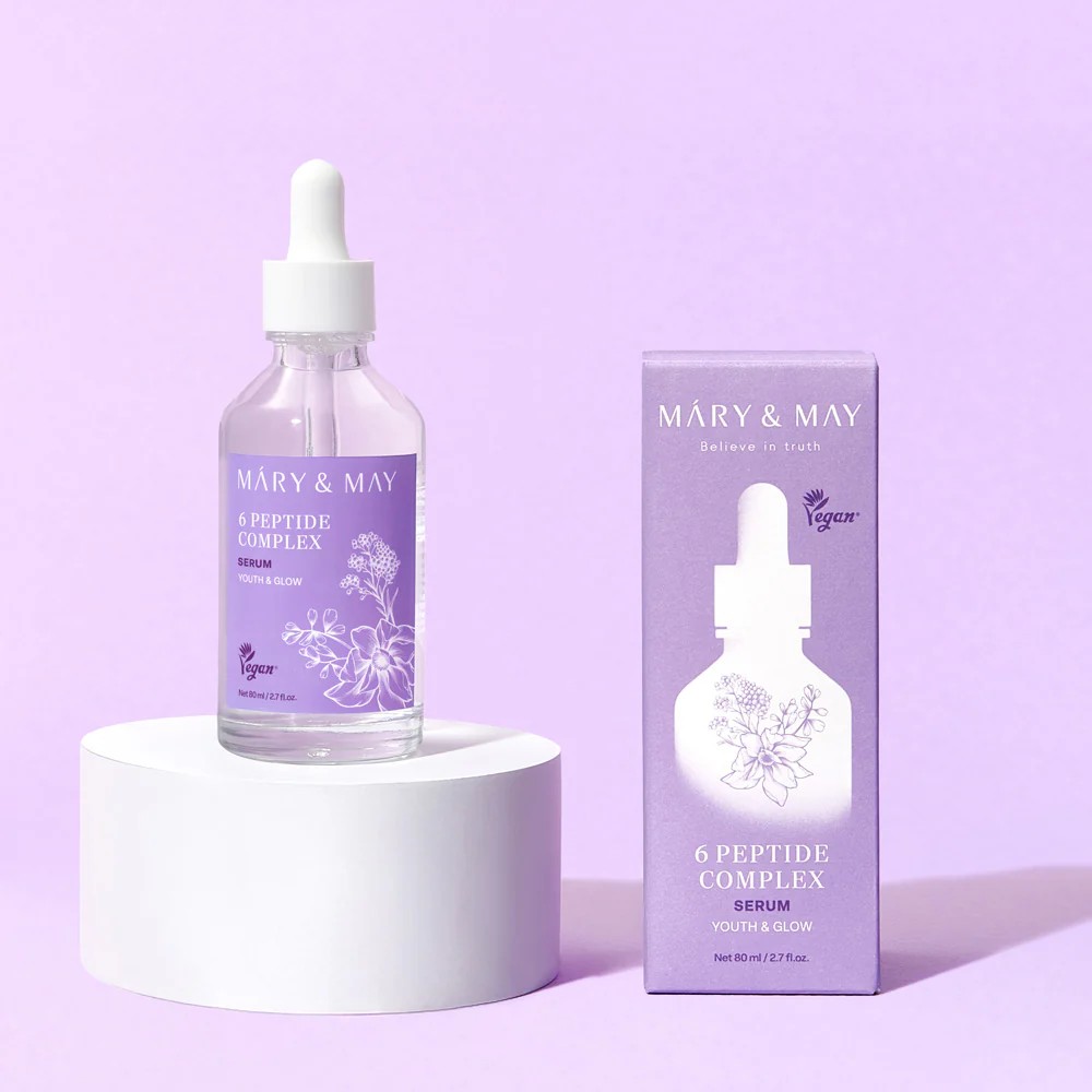 Сыворотка антивозрастная с пептидами | Mary&May 6 Peptide Complex Serum 80ml