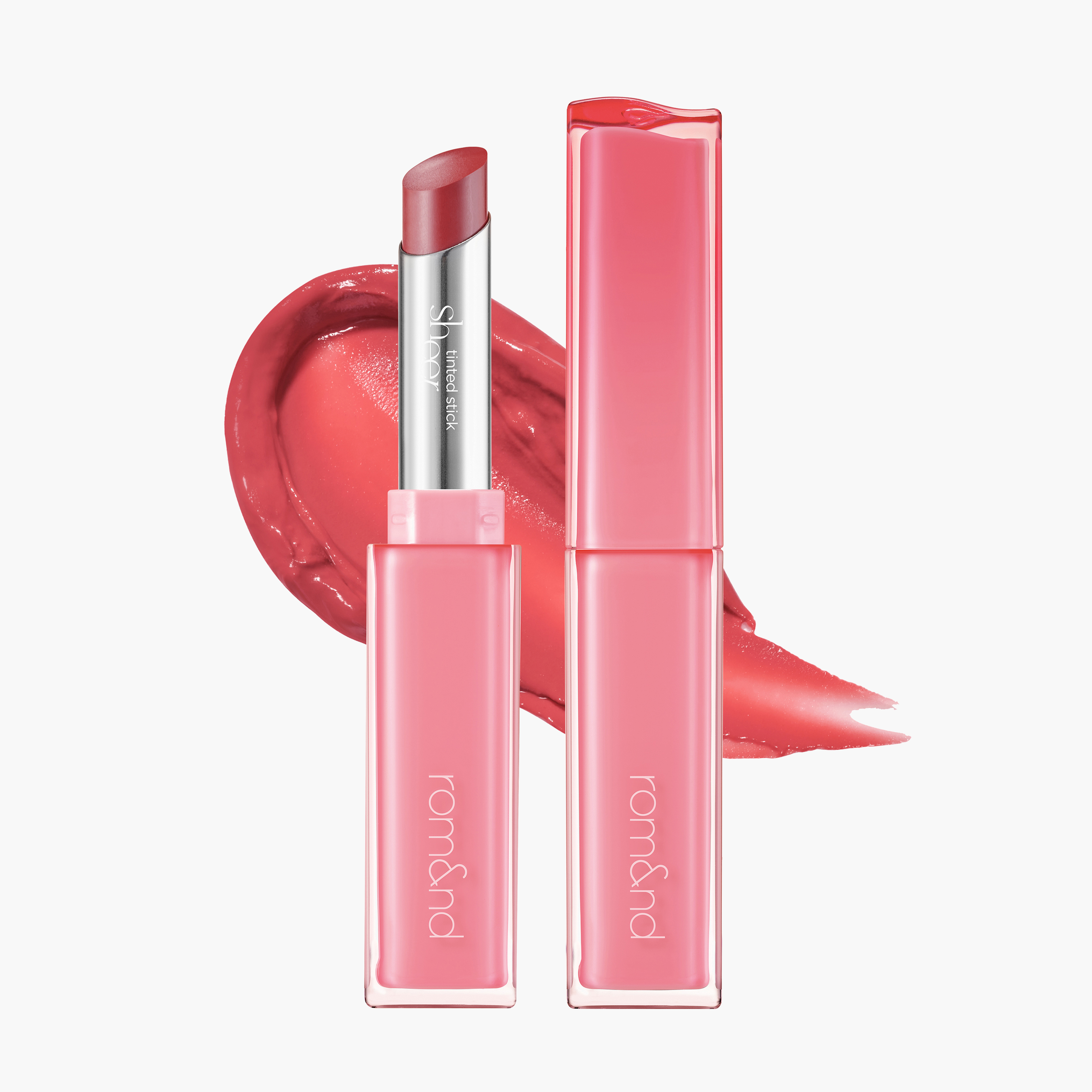 Помада стик для губ 03 Taffy Berry | Rom&nd Sheer Tinted Stick 03 Taffy Berry