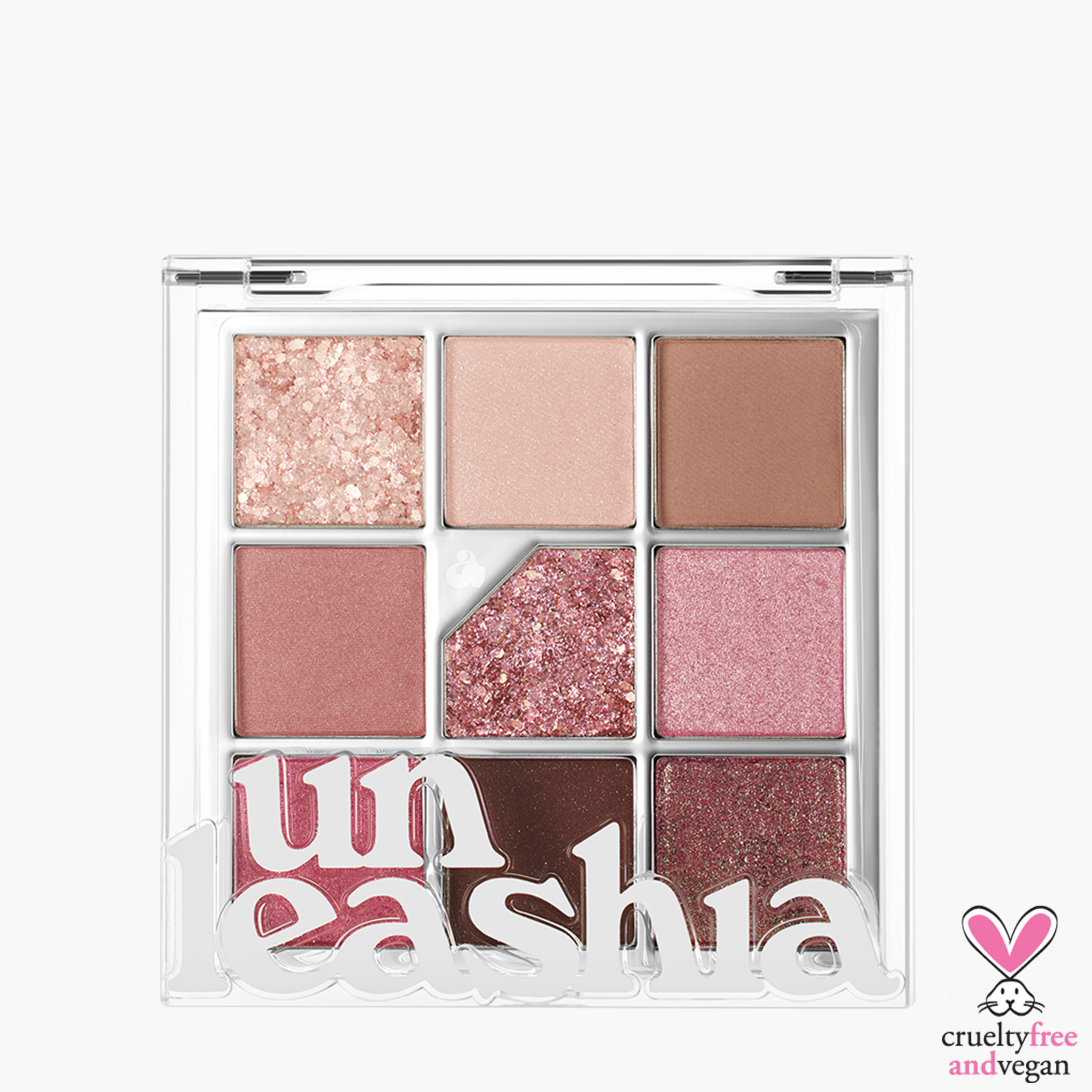Палетка теней для век №5 All of Dusty Rose | Unleashia Glitterpedia Eye Palette №5 All of Dusty Rose