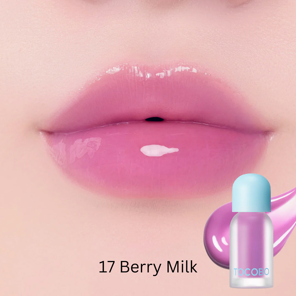 Масло для губ с плампинг-эффектом | Tocobo Juicy Berry Plumping Lip Oil 17 Berry Milk 4g