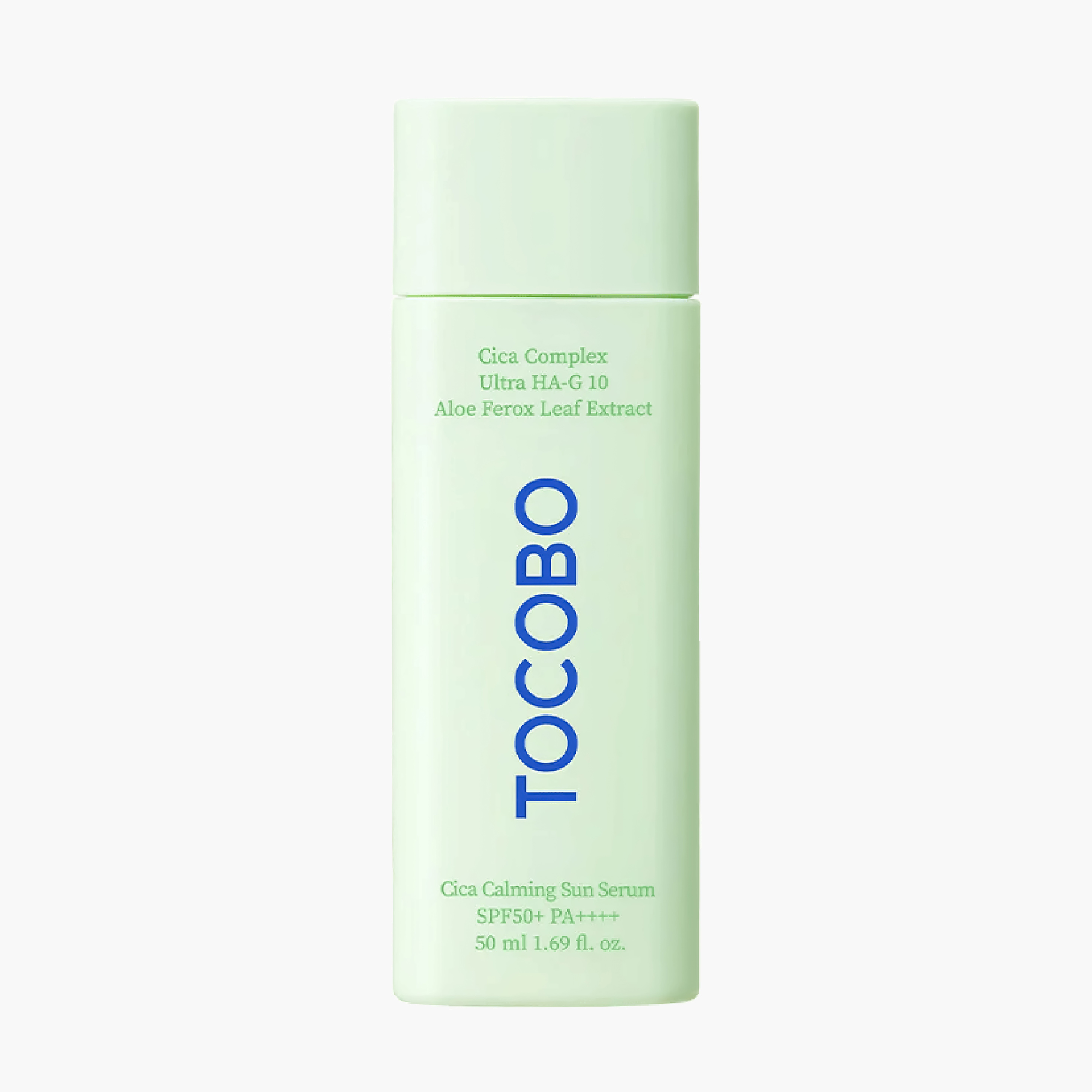 Сыворотка cолнцезащитная для лица с экстрактом центеллы 50ml  | Tocobo Cica Calming Sun Serum SPF50+