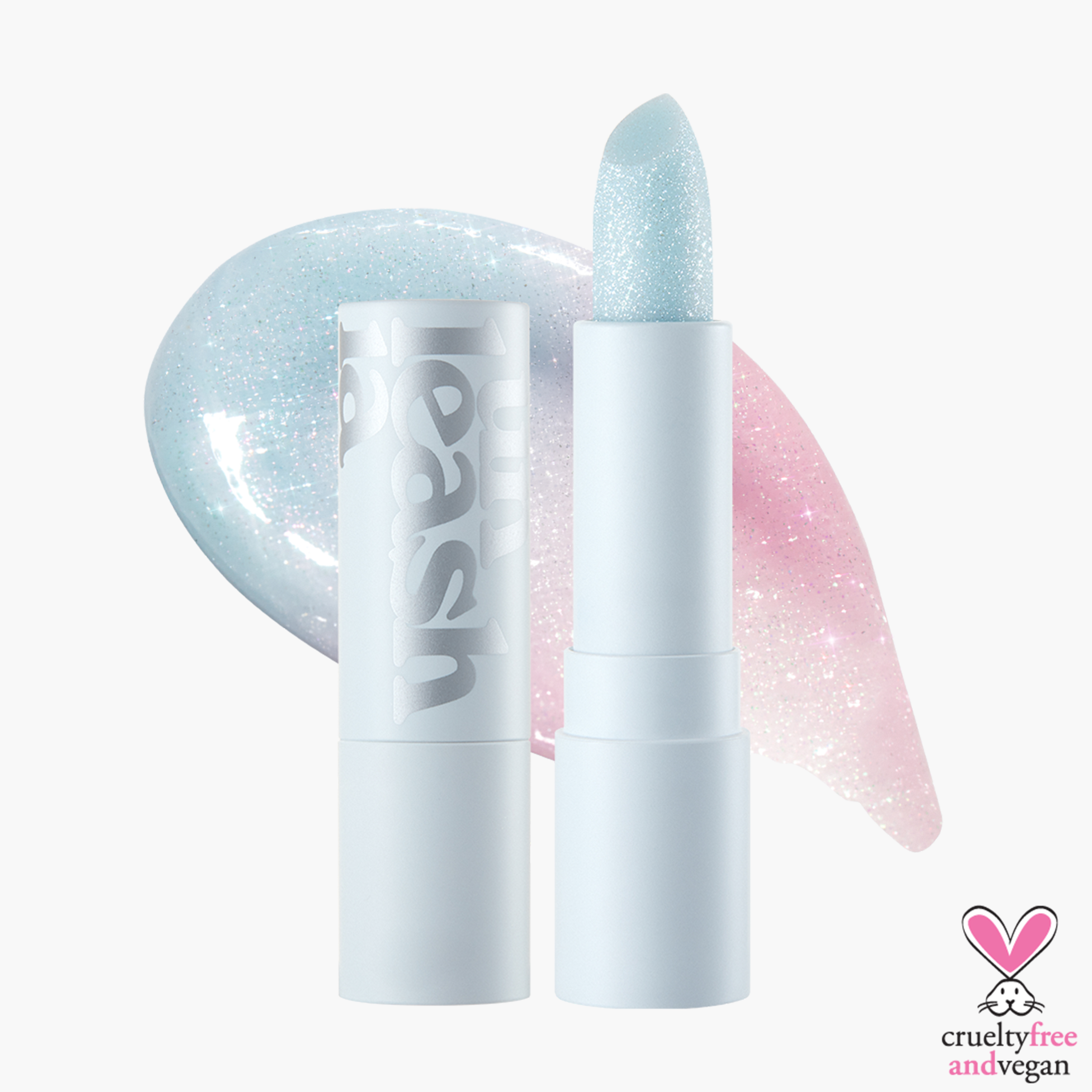 Бальзам для губ с блестками | Unleashia Glacier Vegan Lip Balm No. 2 Blue Lagoon