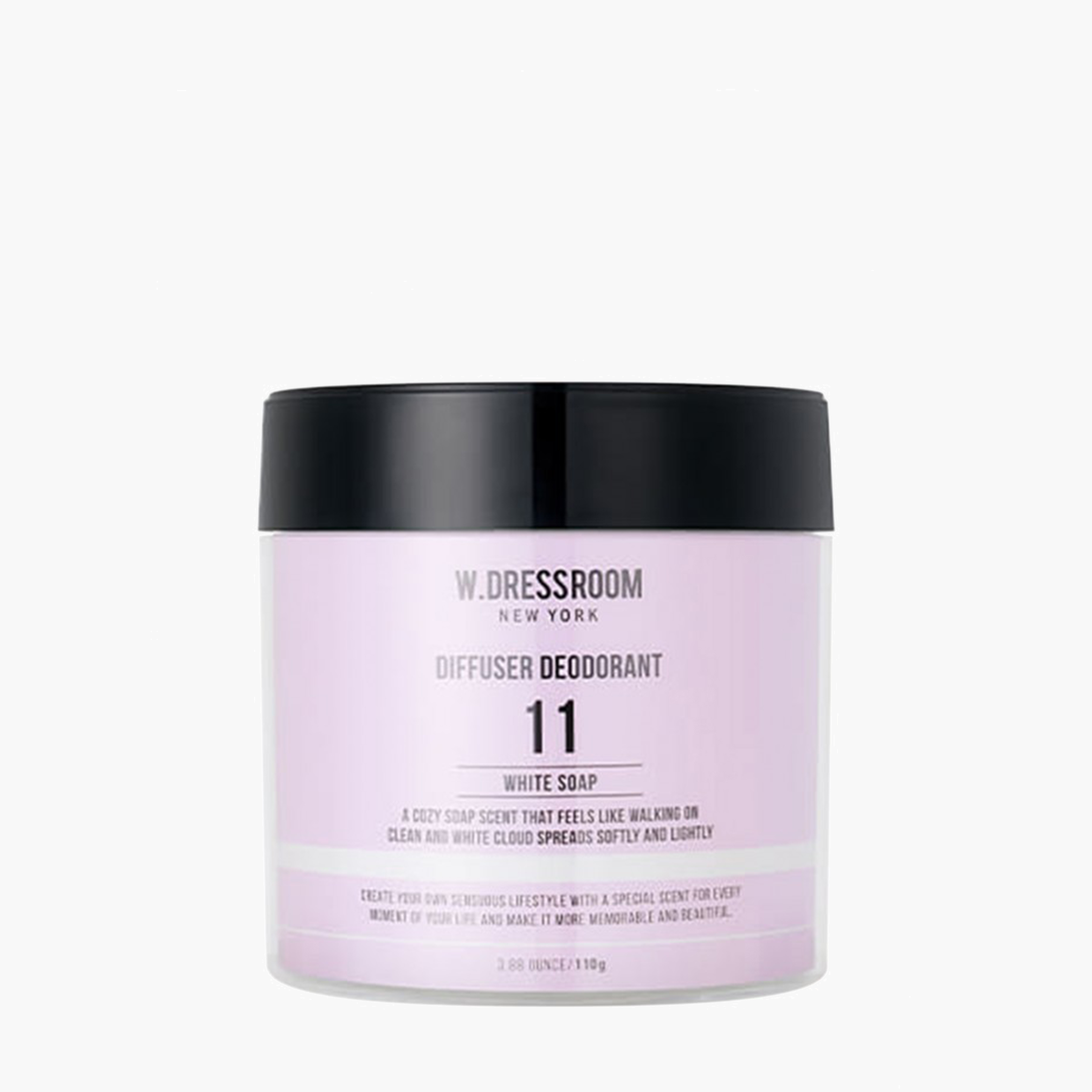 Ароматизатор гелевый для гардероба № 11 | W.Dressroom Dress & Living Deodorant № 11 White Soap 110g