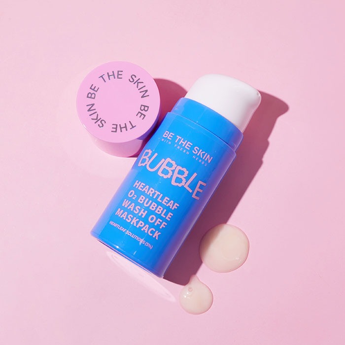 Маска пузырьковая увлажняющая | Be The Skin Heartleaf 02 Bubble Wash Off Maskpack 50 g