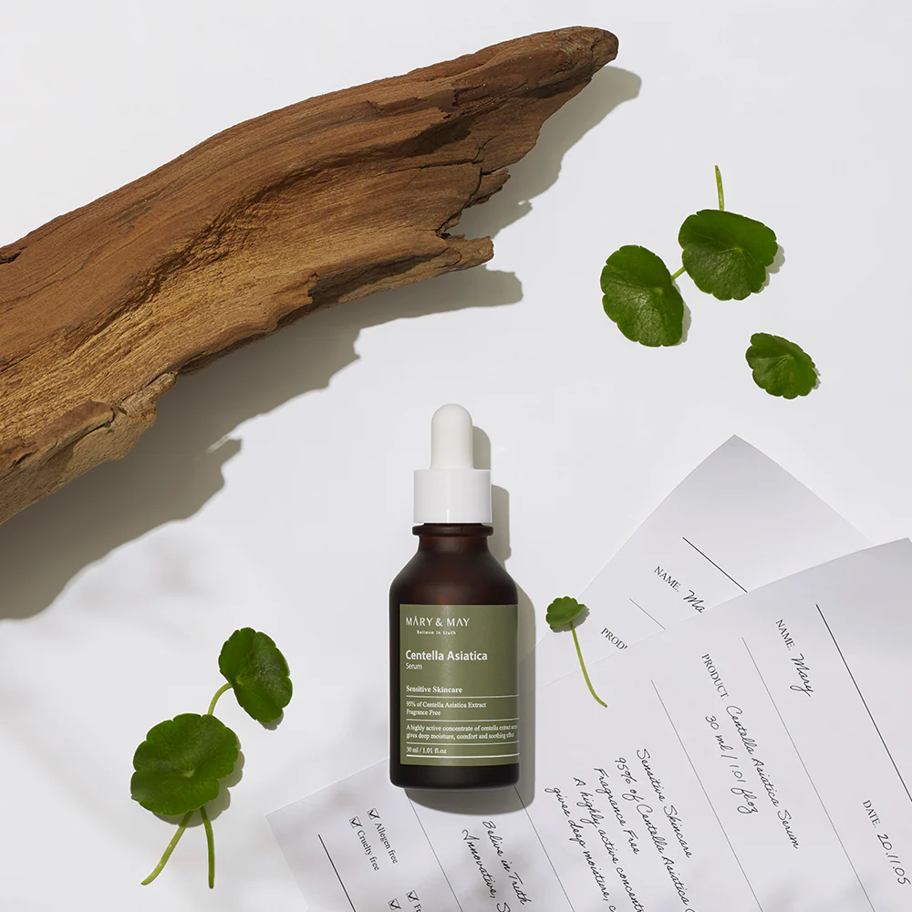 Сыворотка с экстрактом центеллы азиатской | Mary&May Centella Asiatica Serum 30ml