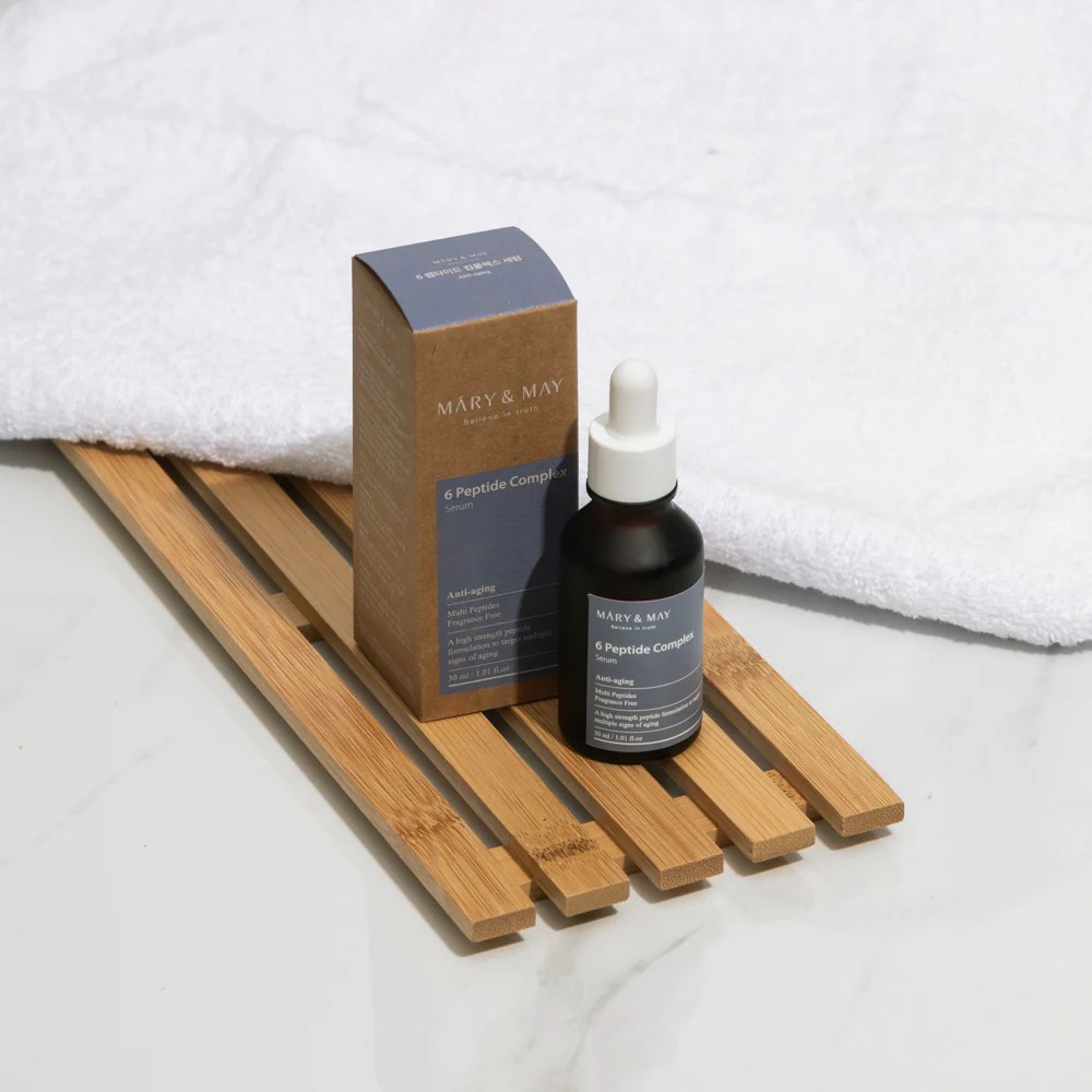 Сыворотка антивозрастная с пептидным комплексом | Mary&May 6 Peptide Complex Serum 30ml