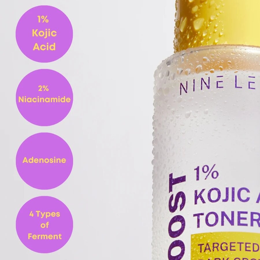 Тонер с койевой кислотой | NINE LESS B-Boost 1% Kojic Acid Toner 200ml