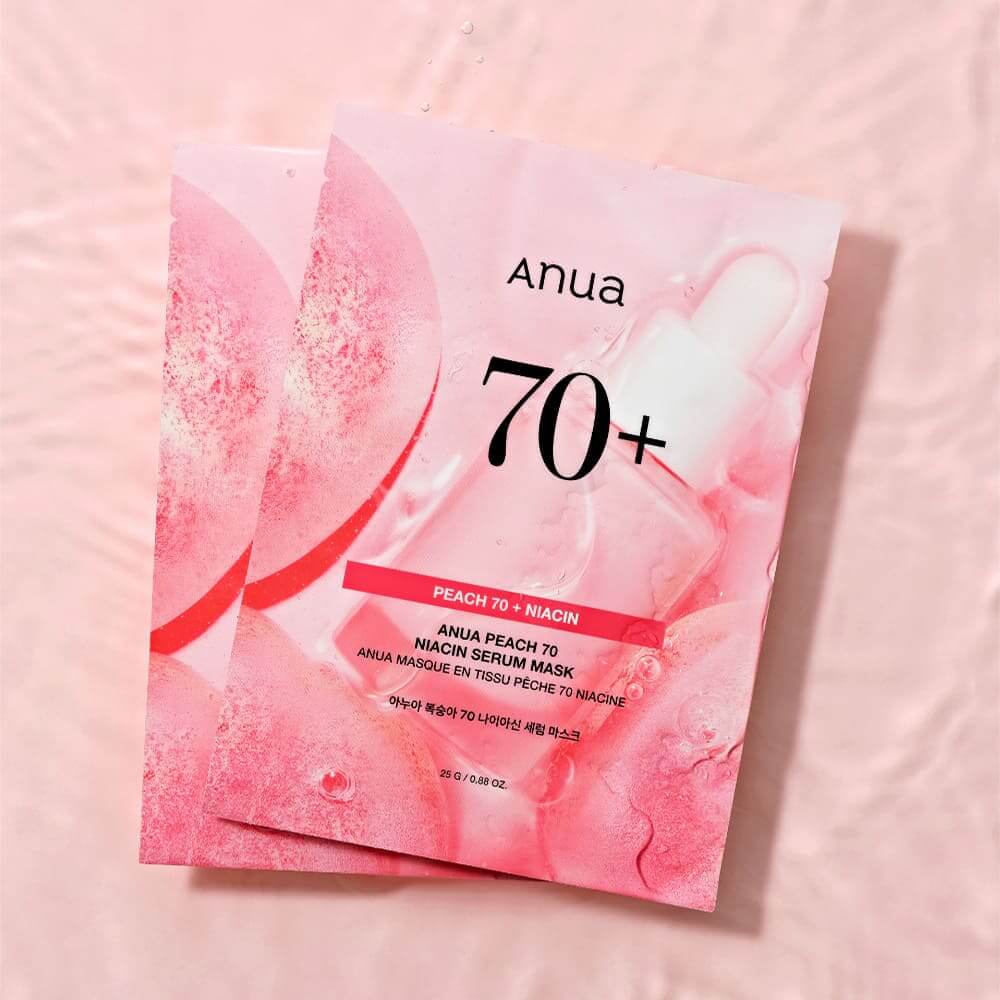 Маска тканевая для лица с экстрактом персика и ниацинамидом | ANUA Peach 70 Niacin Serum Mask 25g