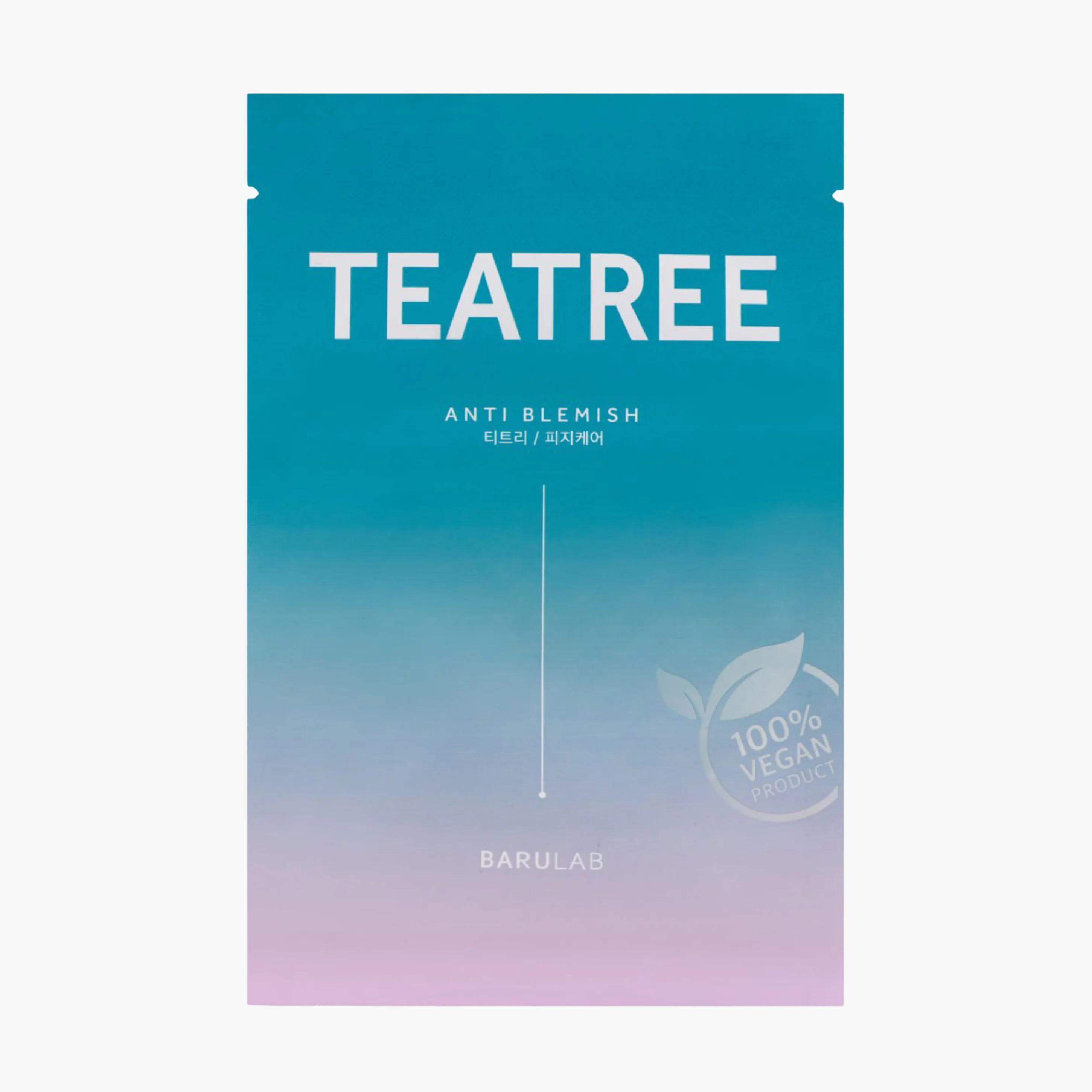 Маска тканевая веганская себорегулирующая с чайным деревом | Barulab The Clean Vegan Teatree Mask 23