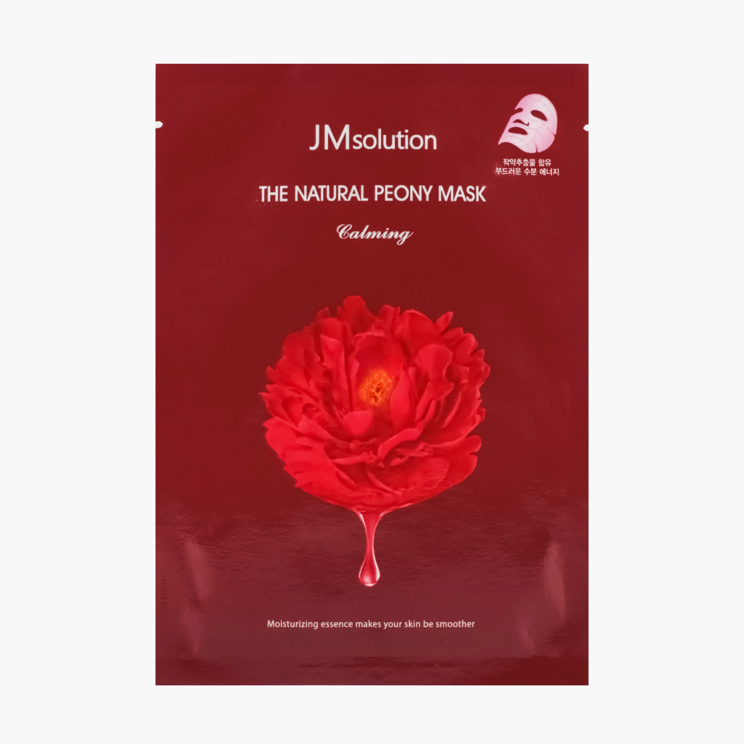 Маска тканевая успокаивающая с экстрактом цветка пиона | JMSolution The Natural Peony Mask Calming 3