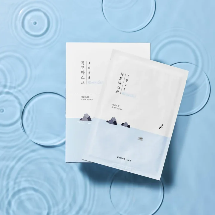 Маска тканевая для глубокого увлажнения | Round Lab 1025 Dokdo Hydrating Water Gel Mask 30ml