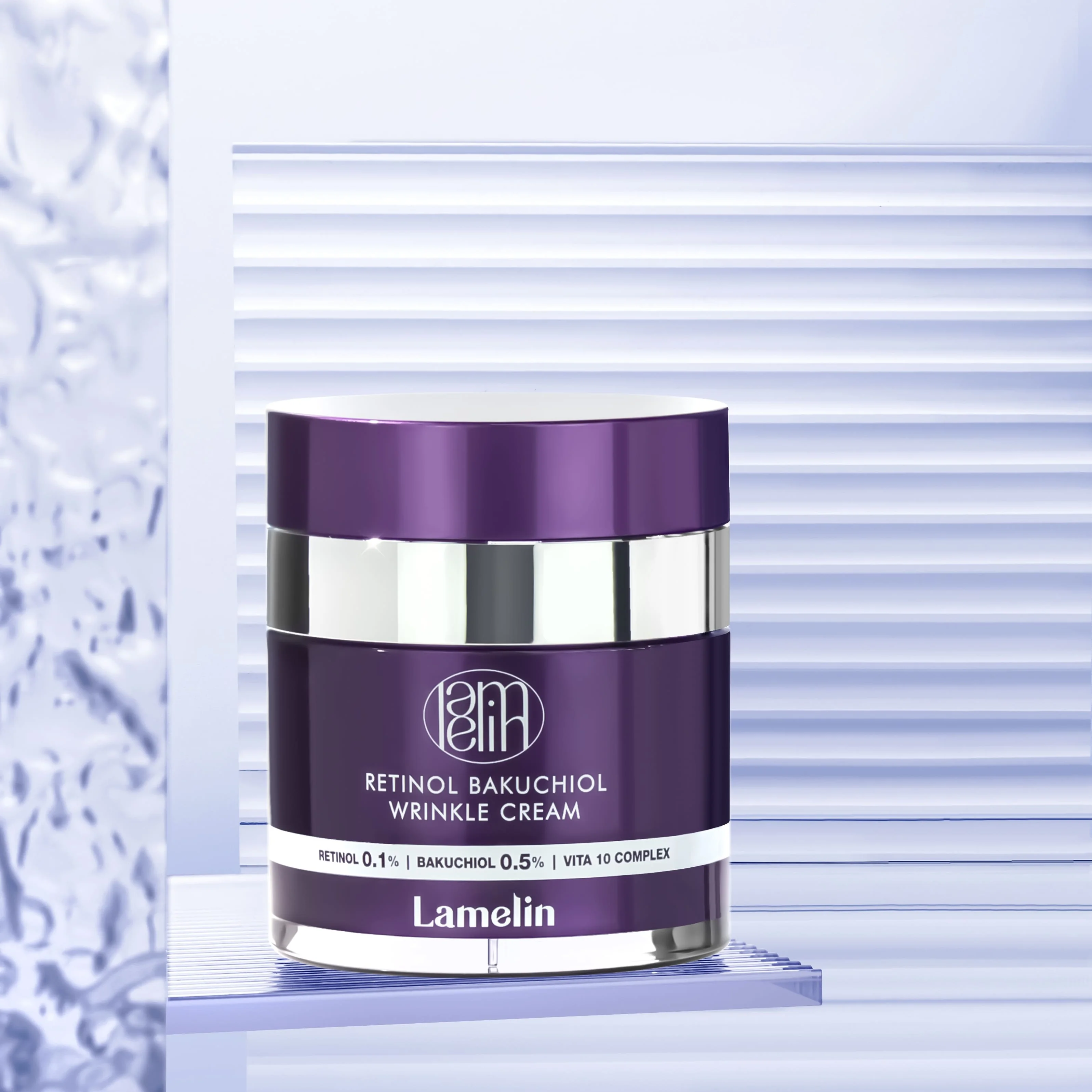 Крем против морщин с ретинолом и бакучиолом | Lamelin Retinol Bakuchiol Wrinkle Cream 50ml