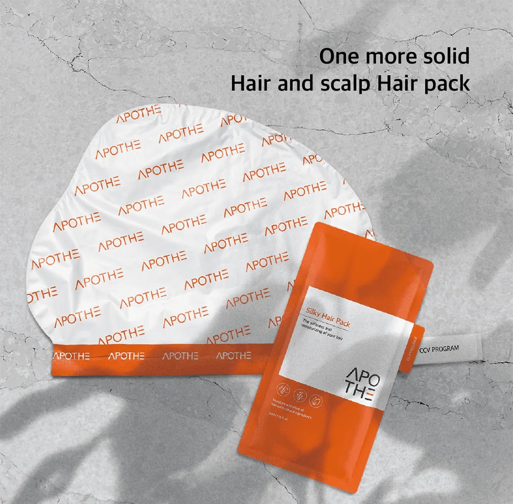 Маска-шапочка для восстановления волос | Apothe Silky Hair Pack 35ml