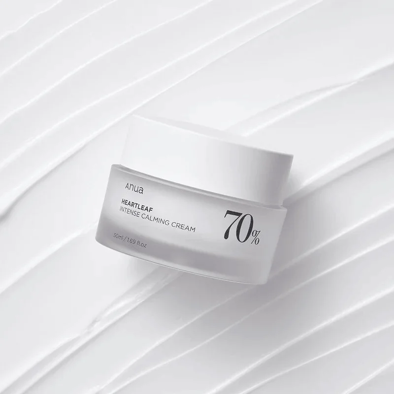 Крем для лица успокаивающий | ANUA Heartleaf 70% Intense Calming Cream 50ml
