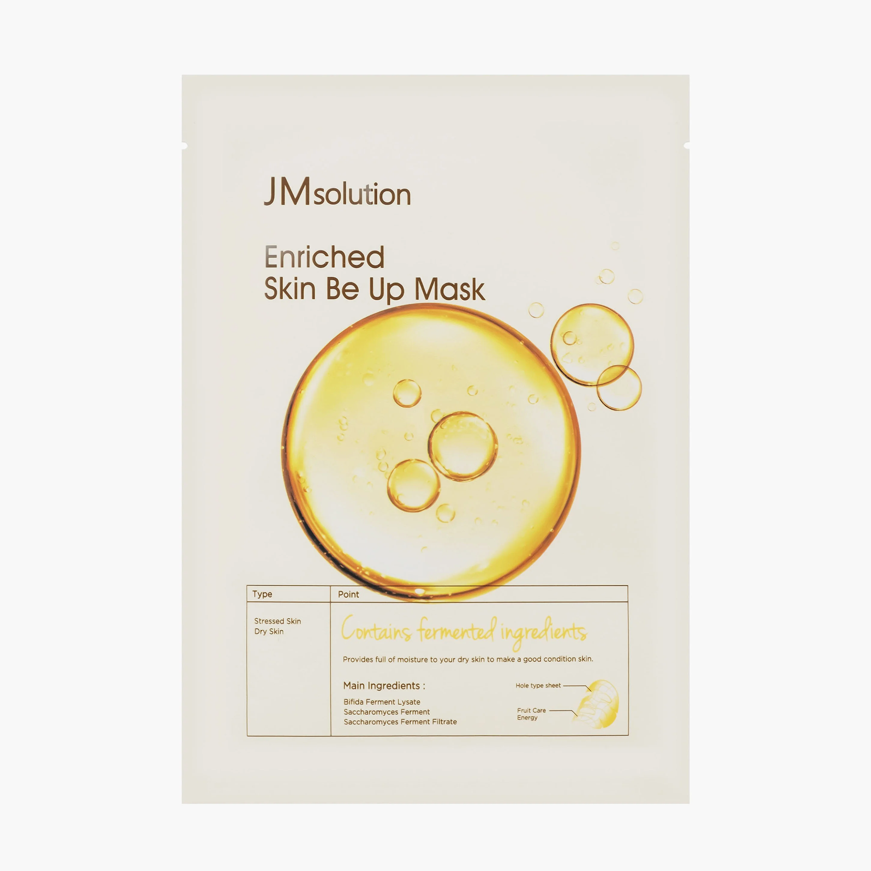 Маска тканевая с лизатом бифидобактерий | JMsolution Enriched Skin Be Up  Mask 30ml