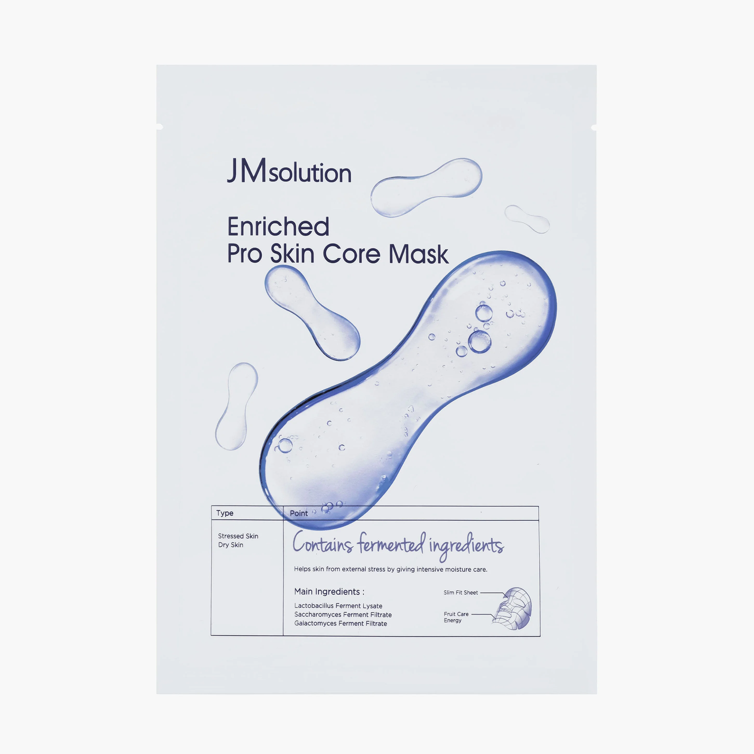 Маска тканевая с комплексом ферментов | JMsolution Enriched Pro Skin Core Mask 30ml