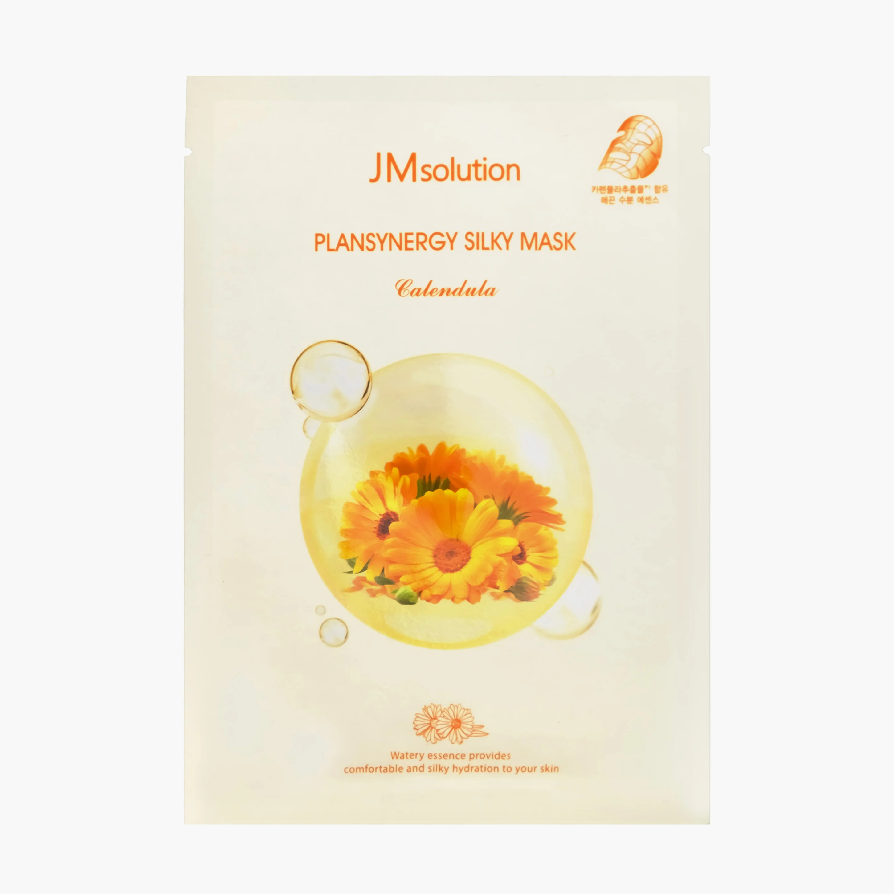 Маска тканевая успокаивающая с календулой | JMsolution Plansynergy Silky Mask Calendula 30ml