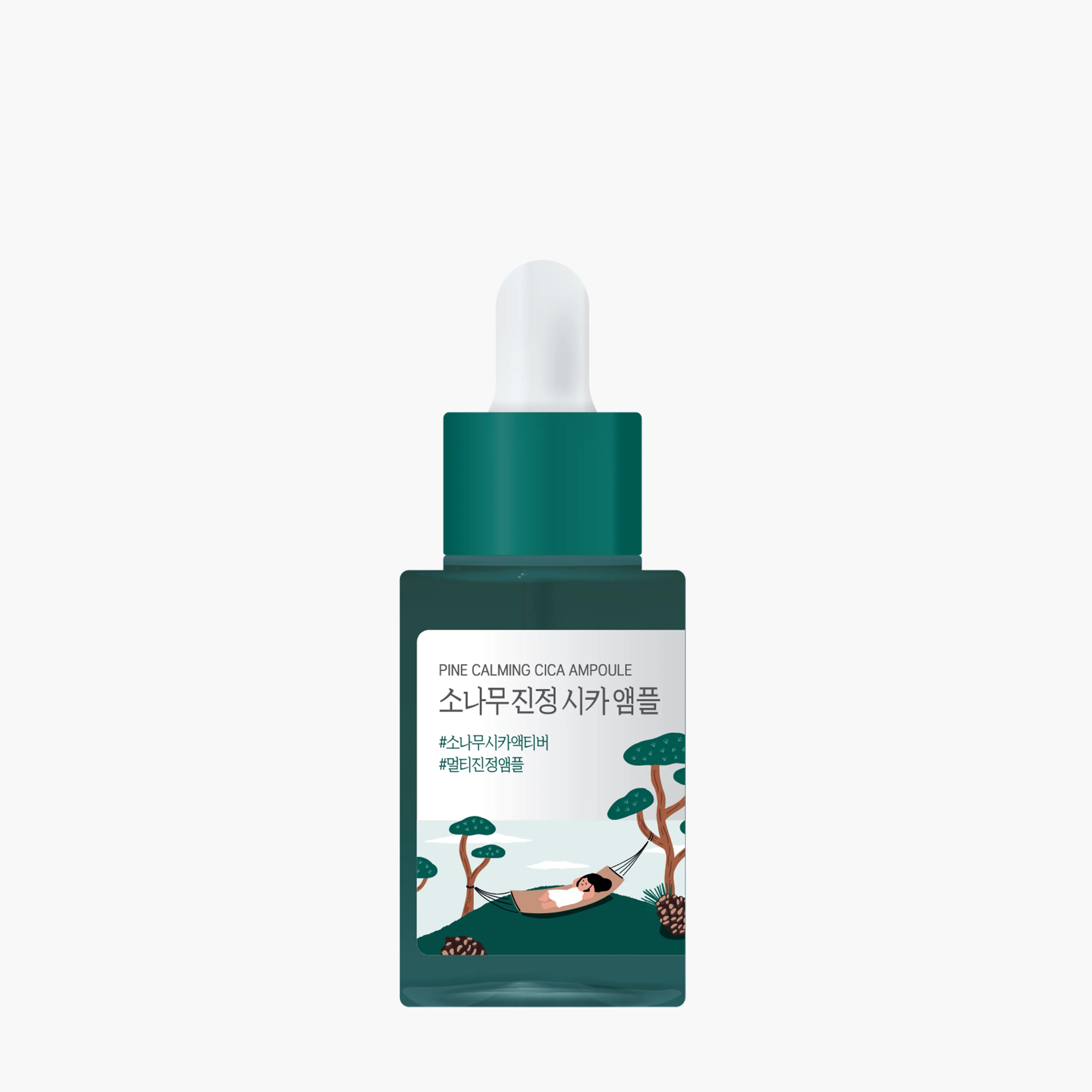 Сыворотка успокаивающая с экстрактами сосны и центеллы | Round Lab Pine Calming Cica Ampoule 30ml