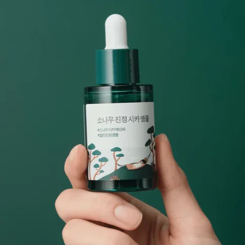 Сыворотка успокаивающая с экстрактами сосны и центеллы | Round Lab Pine Calming Cica Ampoule 30ml