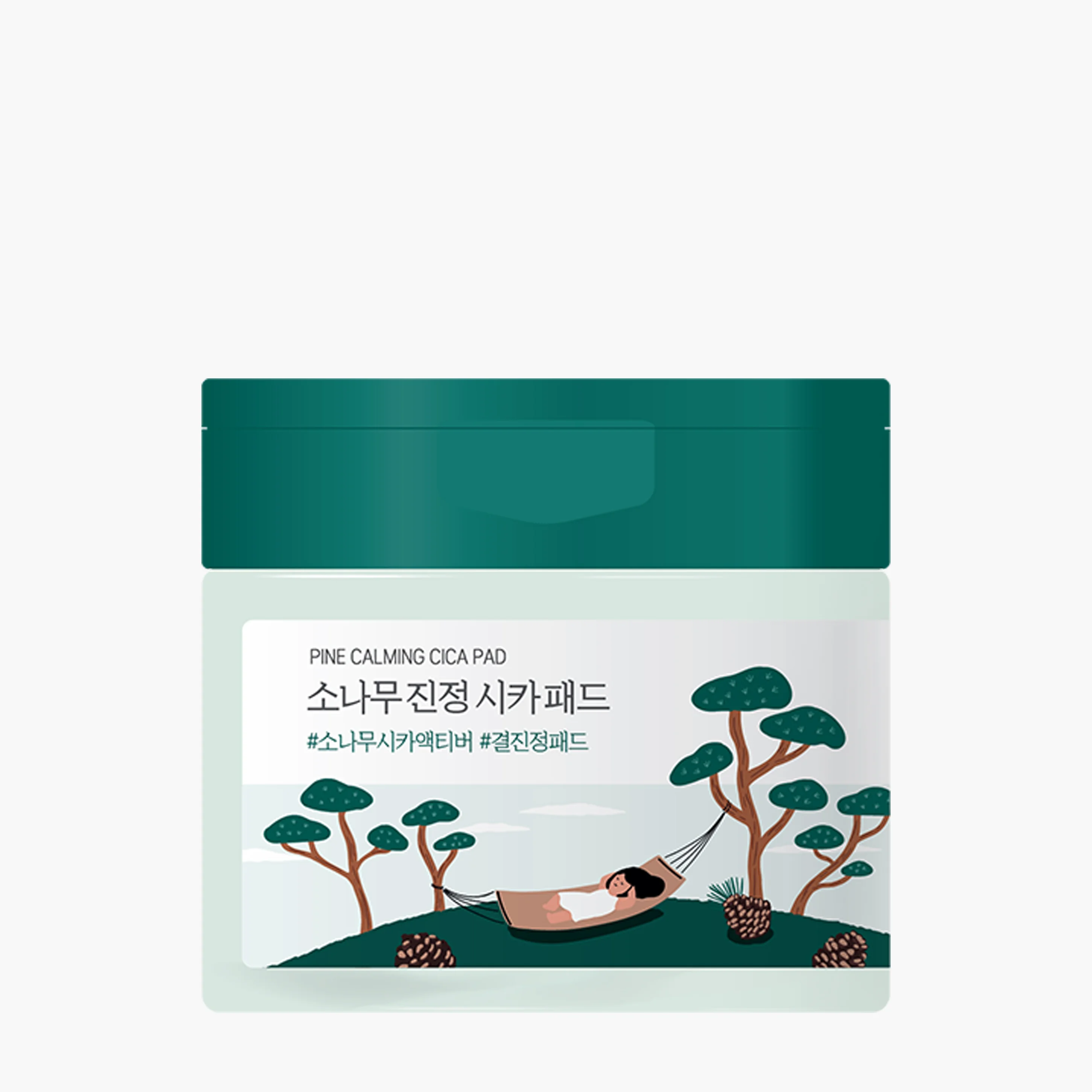 Пэды для лица с экстрактами сосны и центеллы для проблемной кожи| Round Lab Pine Cica Pad 50 шт