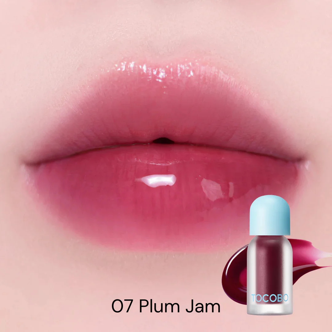 Масло для губ с плампинг-эффектом 07 Plum Jam | Tocobo Juicy Berry Plumping Lip Oil 07 Plum Jam 4g