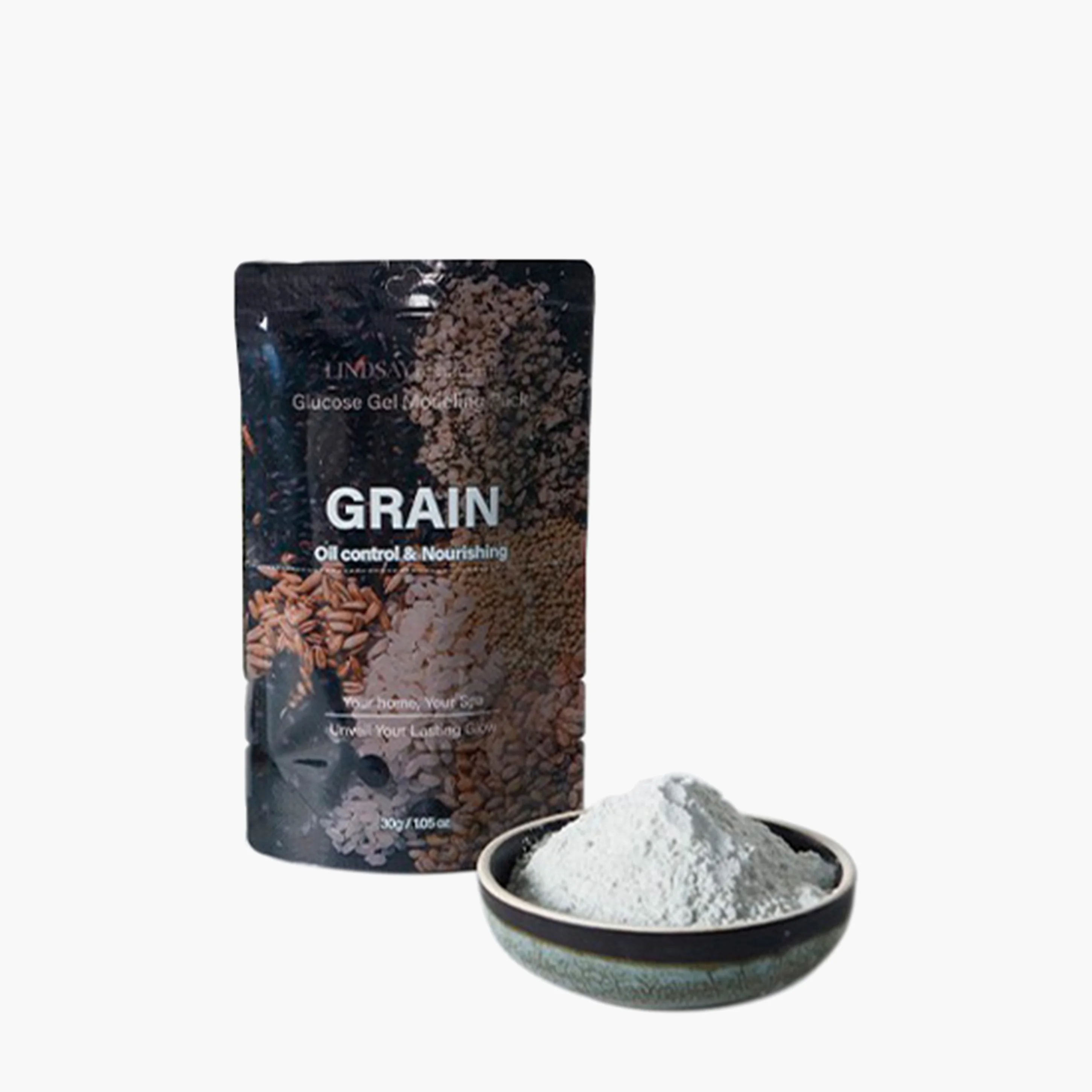 Маска альгинатная с экстрактом злаков | Lindsay Re:natural Grain Modeling Mask 30g