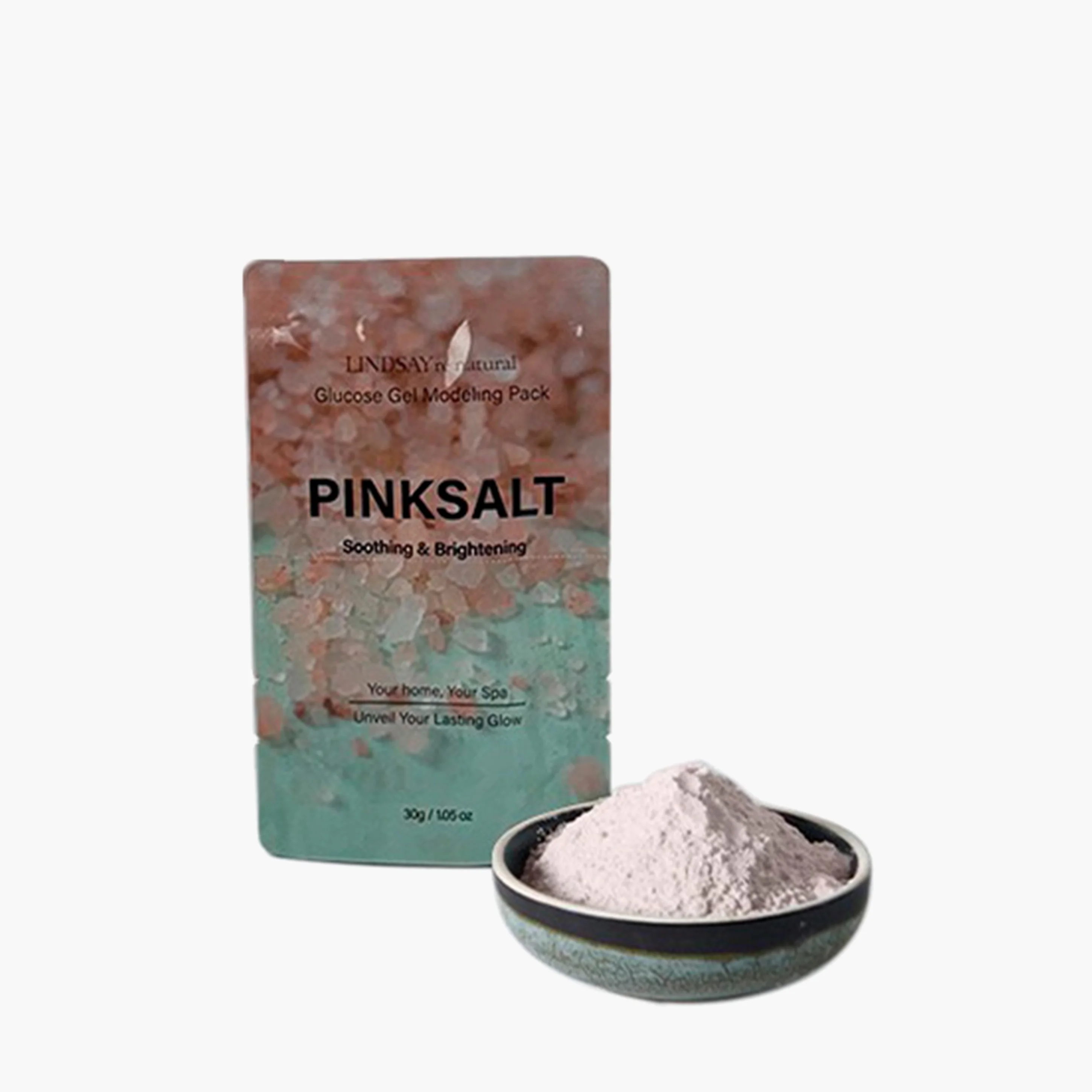 Маска альгинатная с розовой солью | Lindsay Re:natural Pinksalt Modeling Mask 30g