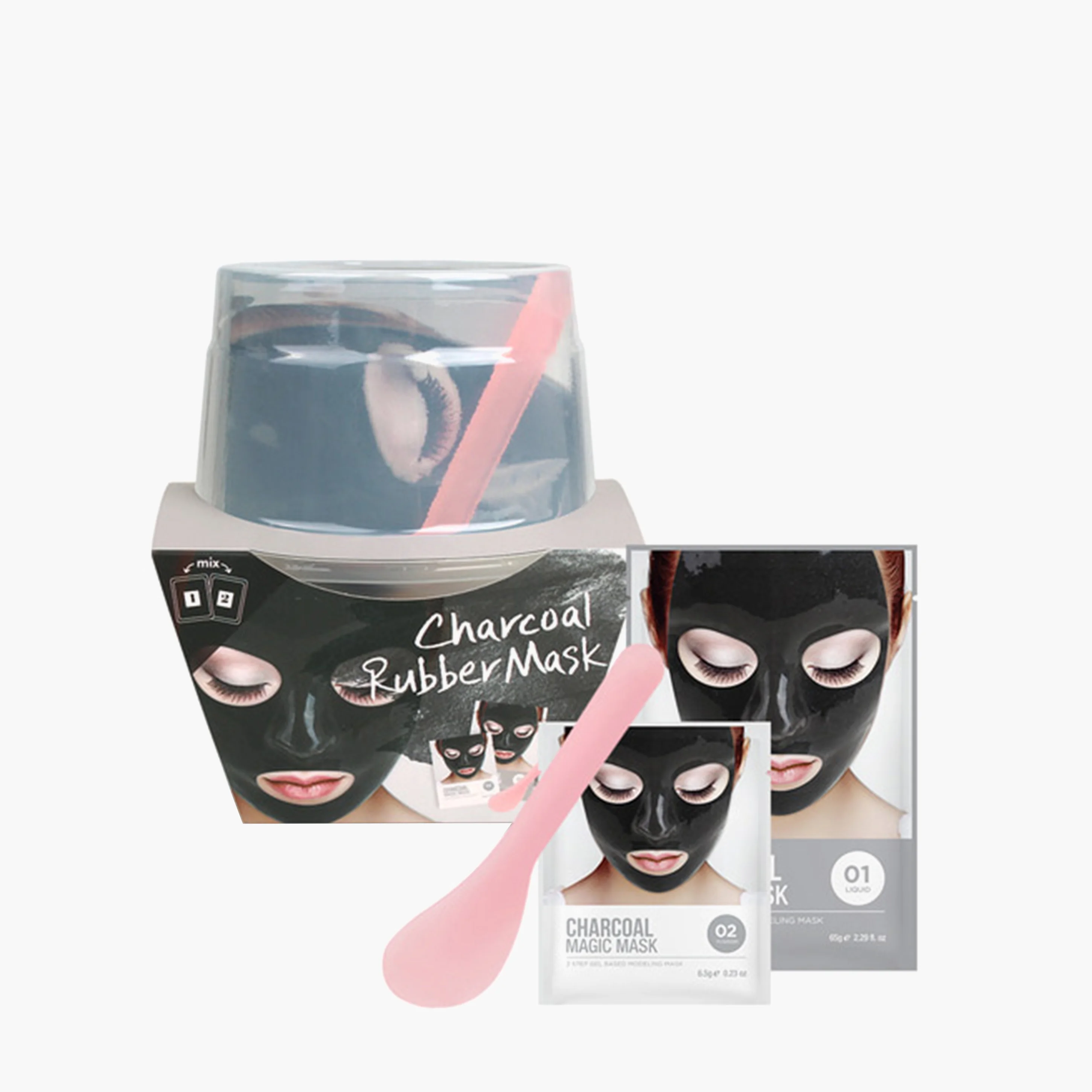 Маска альгинатная с древесным углем | Lindsay Charcoal Magic Mask Cup Pack 65g+6.5g
