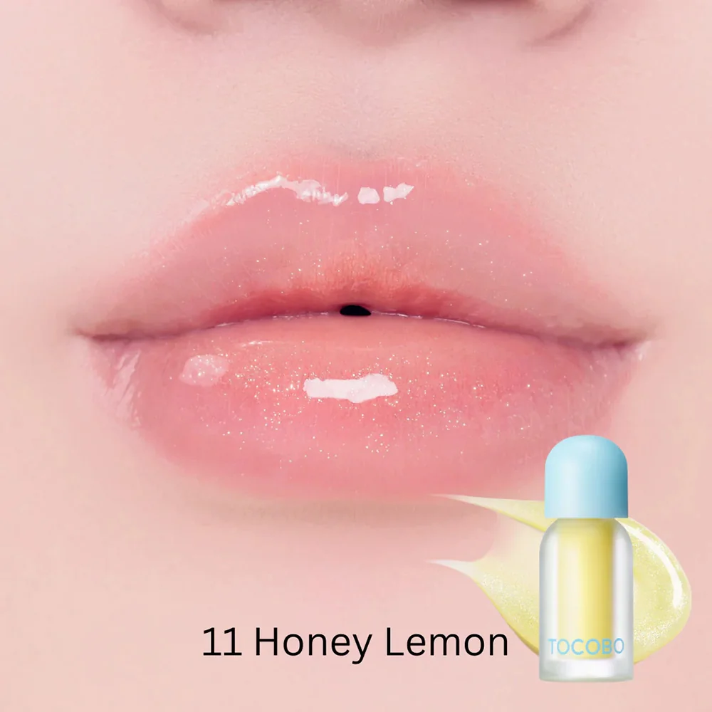 Масло для губ с плампинг-эффектом 11 Honey Lemon | Tocobo Juicy Berry Plumping Lip Oil Glam Max 11 Honey Lemon 4g