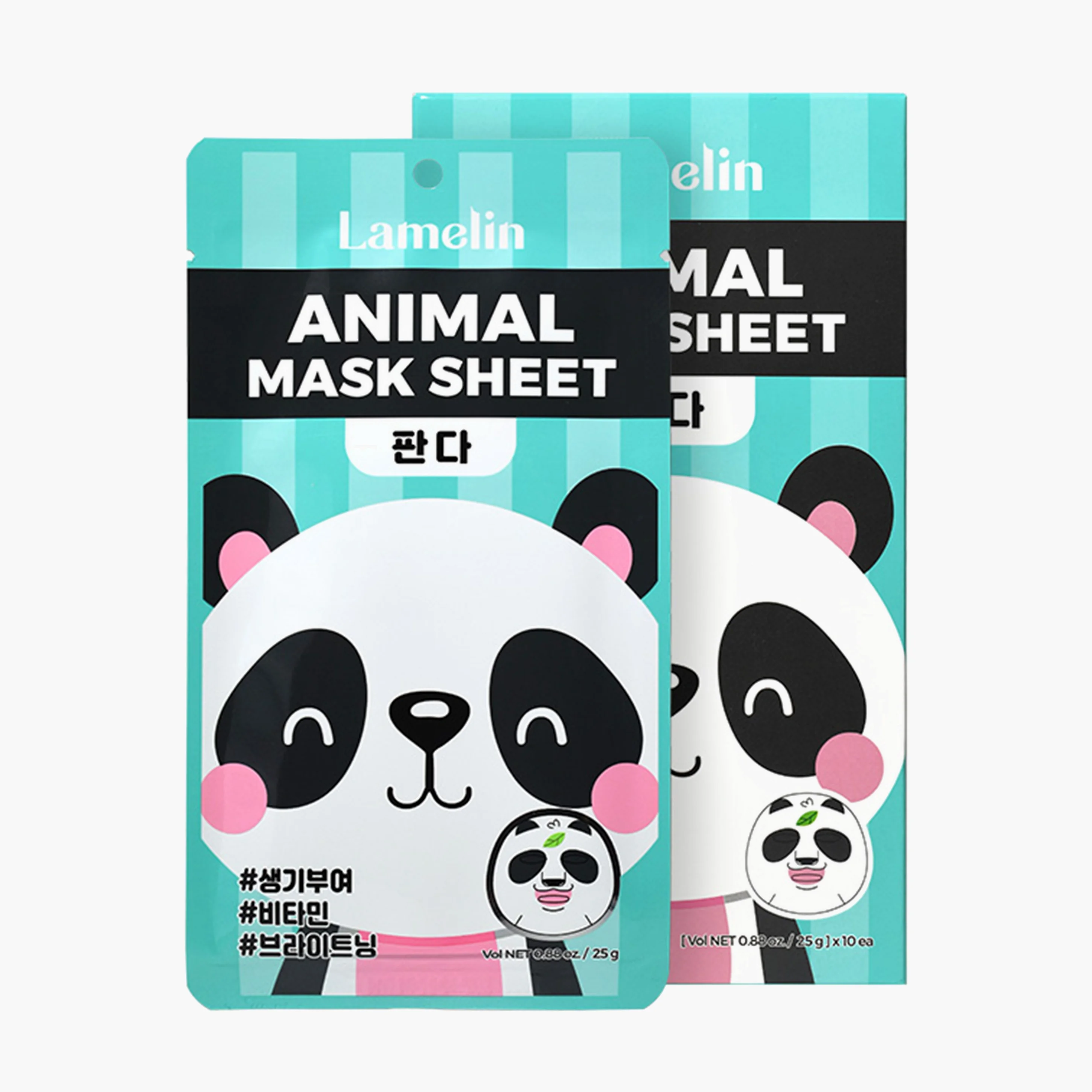 Маска тканевая для лица (панда) | Lamelin Animal Mask Sheet Panda 25g