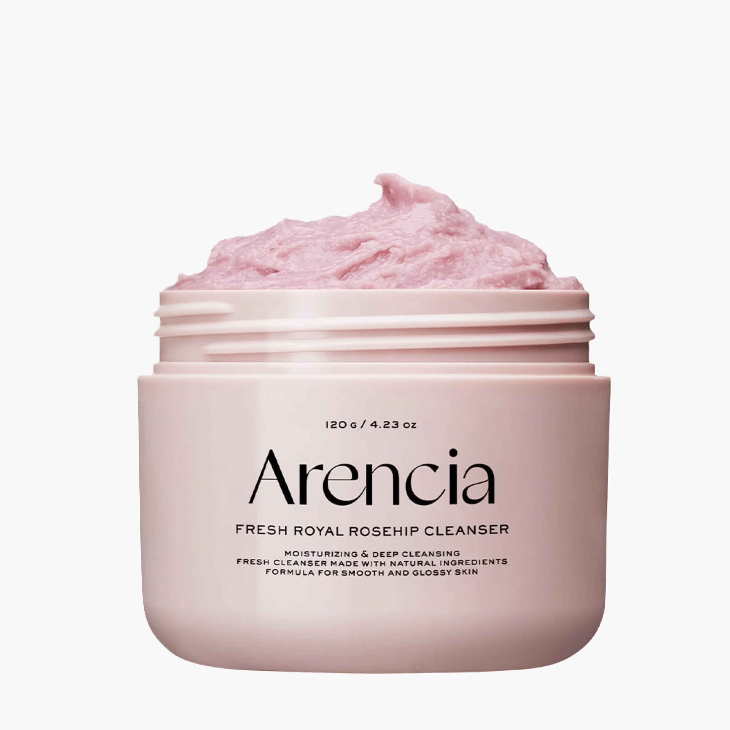 Пенка для глубокого очищения кожи с экстрактом шипо | Arencia Fresh Rosehip Rice Mochi Cleanser 120g
