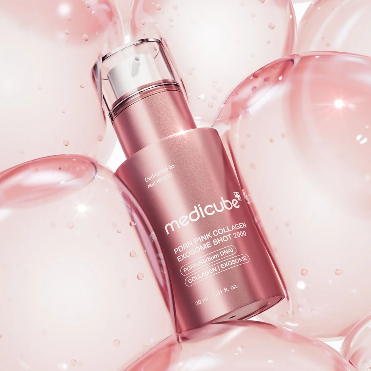 Сыворотка с PDRN и экзосомами  | Medicube PDRN Pink Exosome Shot Serum 2000 30ml