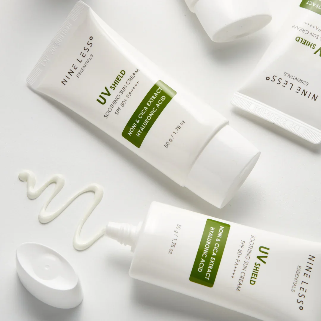 Крем солнцезащитный успокаивающий | NINE LESS Essentials UV Shield Soothing Sun Cream SPF 50+ PA++++
