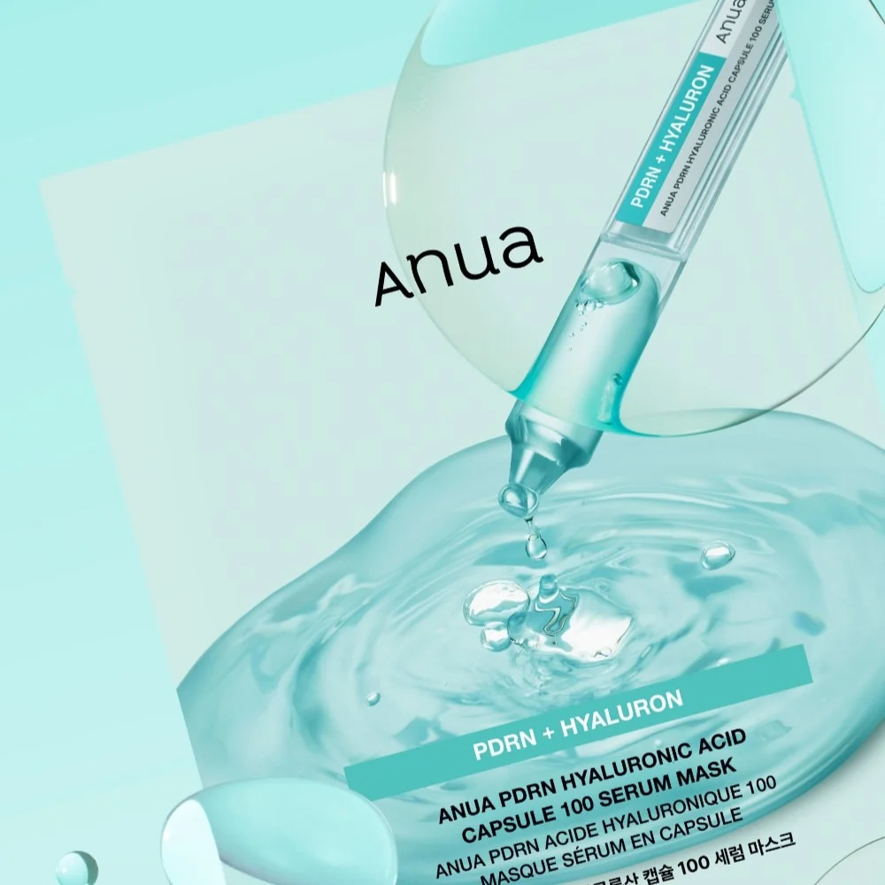 Маска тканевая с PDRN и гиалуроновой кислотой | ANUA PDRN Hyaluron Acid Capsule 100 Serum Mask 23ml
