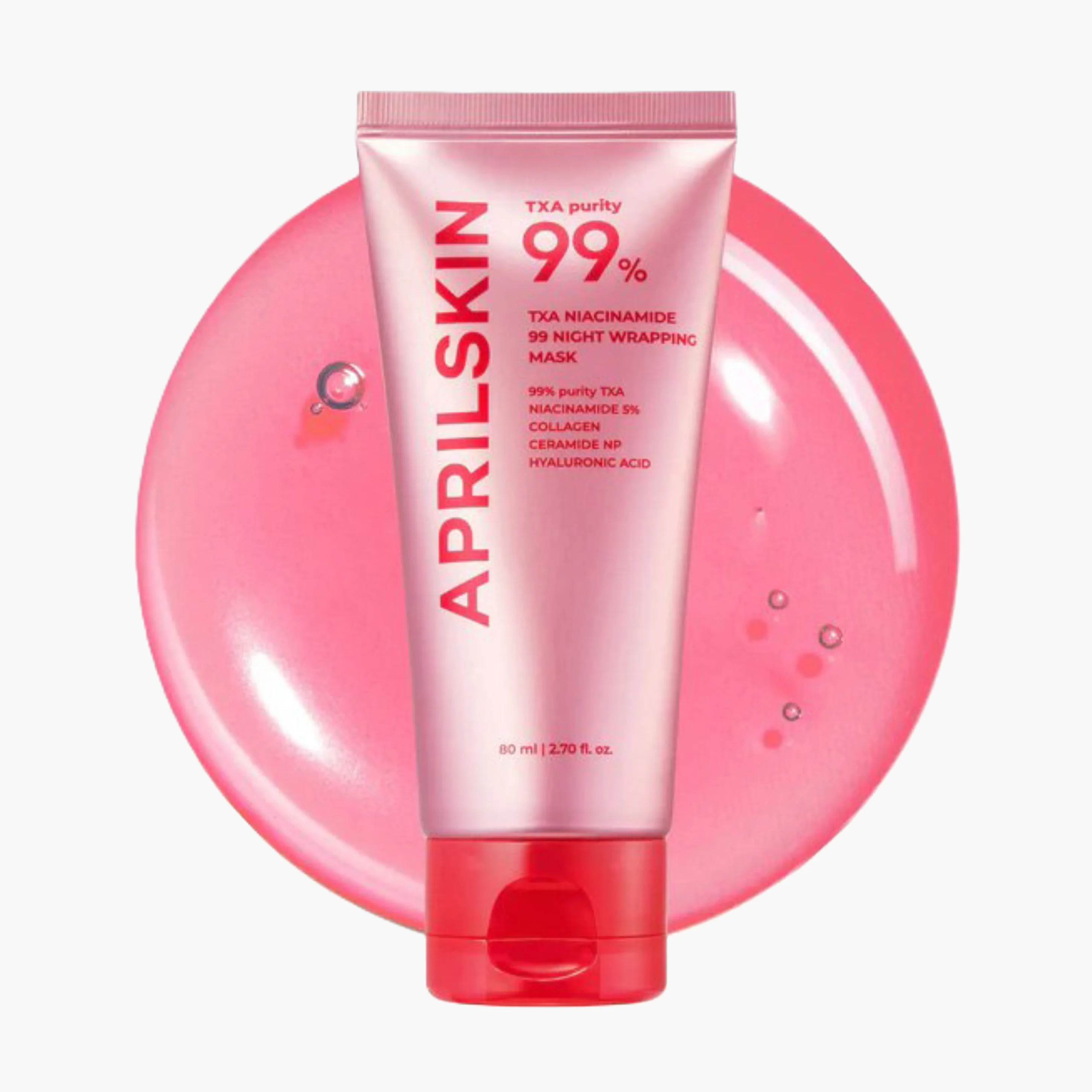 Маска ночная |  APRILSKIN TXA Niacinamide 99 Night Wrapping Mask 80ml
