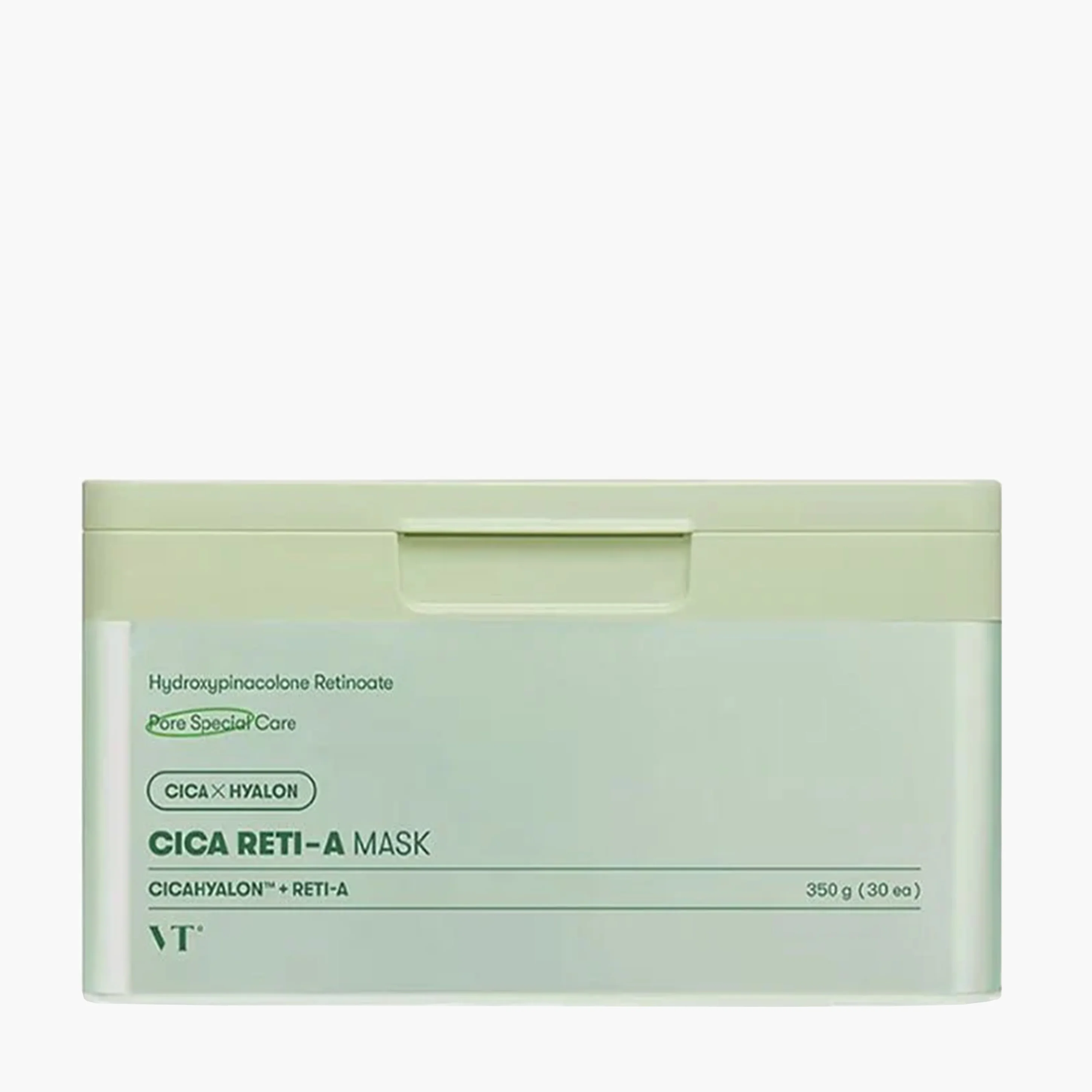 Набор тканевых масок для сужения пор с ретинолом | VT Cosmetics Cica Reti-A Mask 350g/30ea