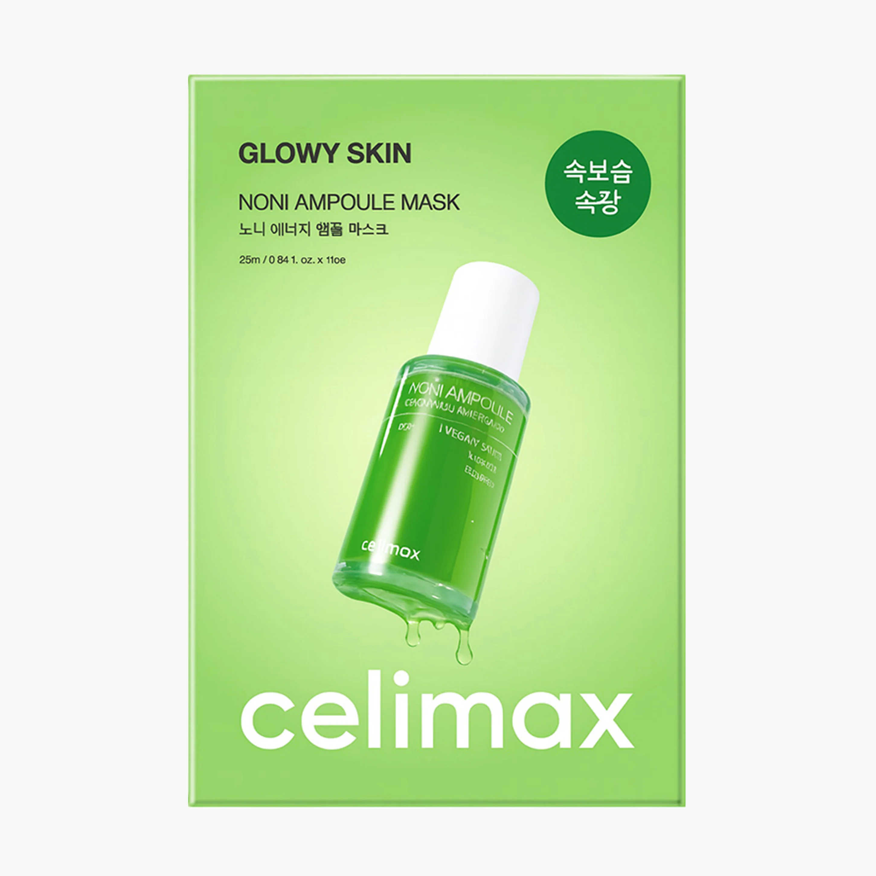 Маска тканевая ампульная с экстрактом нони | Celimax Glowy Skin Noni Energy Ampoule Mask 29ml