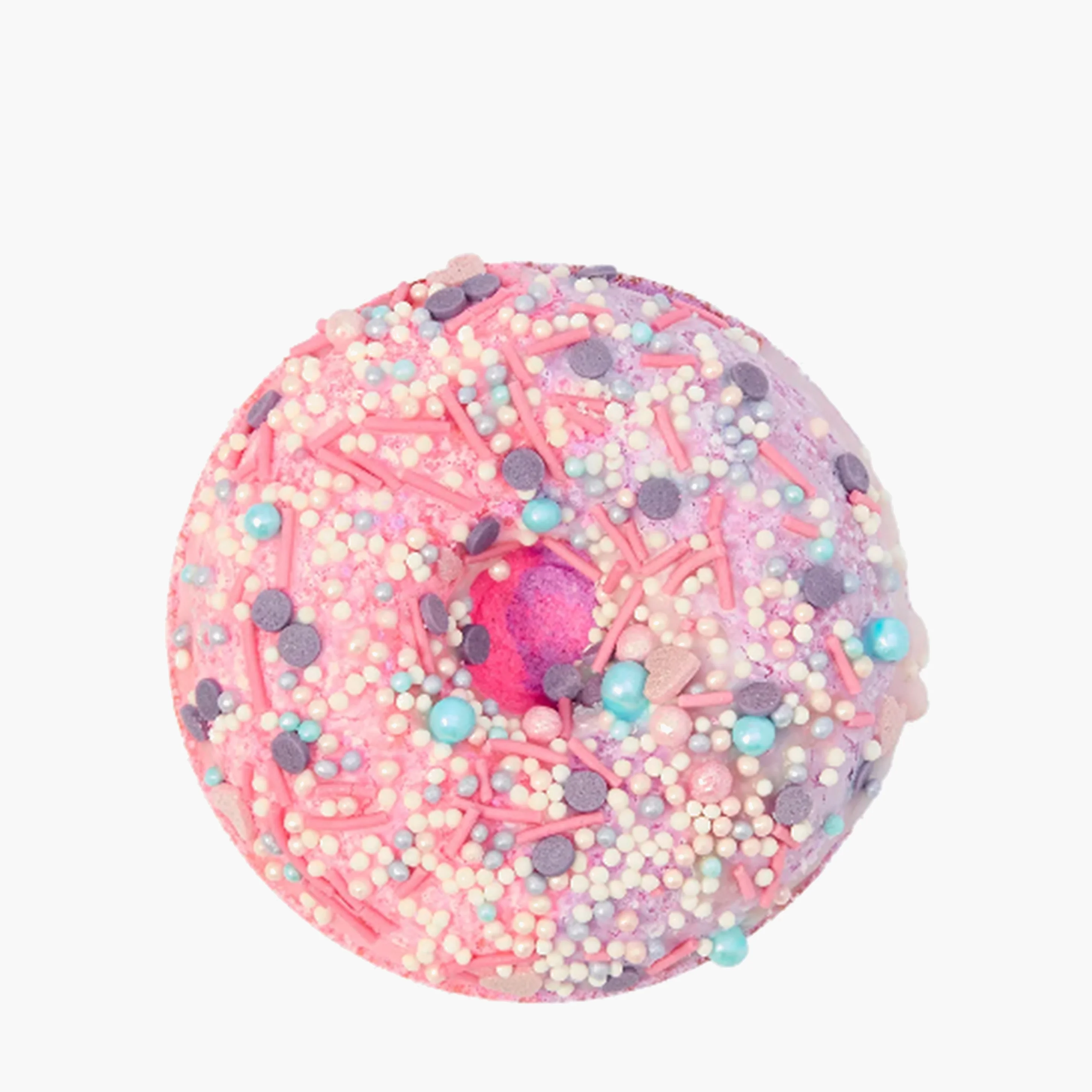 Бомбочка для ванны "Пончик с посыпкой" Вишня и кола 110 гр
